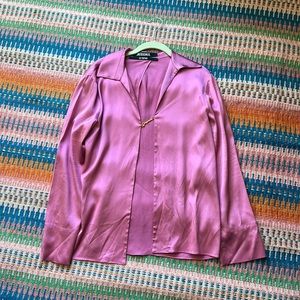 Jacquemus La Chemise Notte Top in pink